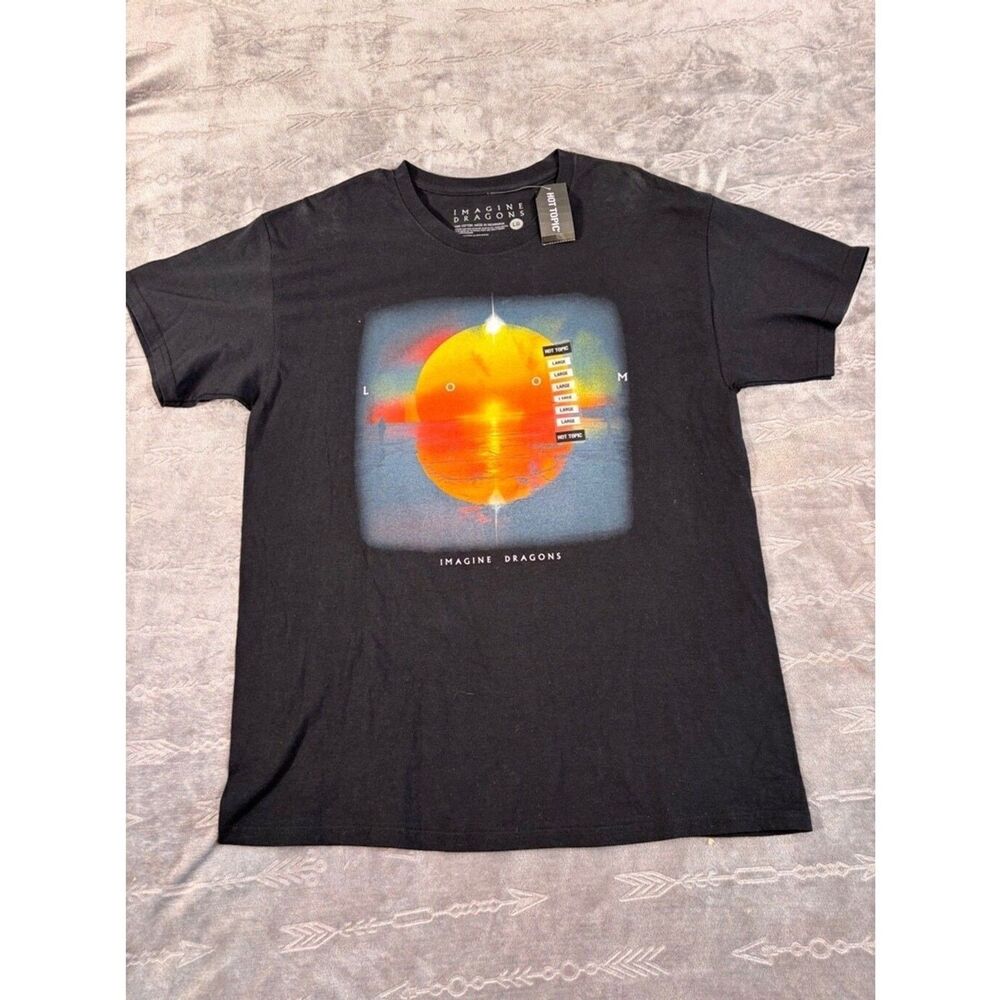 Imagine Dragons Black Graphic T-Shirt - Men's Hot Topic, NWT, Size L